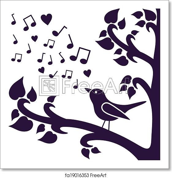 Free Art Print Of Tree Bird Silhouette Vector Tree Bird 561x581 Free Art Print Of Tree Bird Silhouette Vector Tree Bird