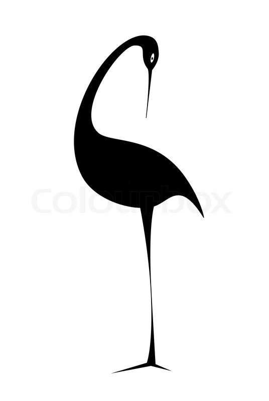 Black Bird Vector Illustration Stock Vector Colourbox 536x800 Black Bird Vector Illustration Stock Vector Colourbox