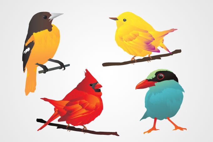 Free Bird Vector Clip Art 680x455 Free Bird Vector Clip Art