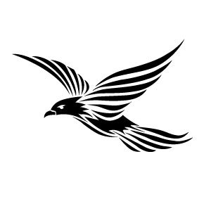300x300 Bird Tribal Style Vector Free Vectors Ui Download