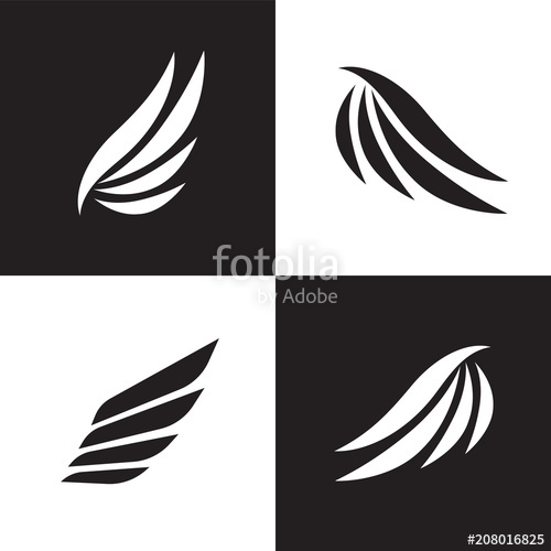 Wings Logotype Set Bird Wing Or Winged Logo Design Bird Wings 500x500 Wings Logotype Set Bird Wing Or Winged Logo Design Bird Wings