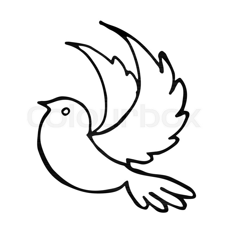 Flying Bird With Stretched Wings Stock Vector Colourbox 800x800 Flying Bird With Stretched Wings Stock Vector Colourbox