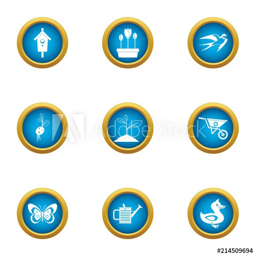 Birdhouse Icons Set Flat Set Of Birdhouse Vector Icons For Web 500x500 Birdhouse Icons Set Flat Set Of Birdhouse Vector Icons For Web