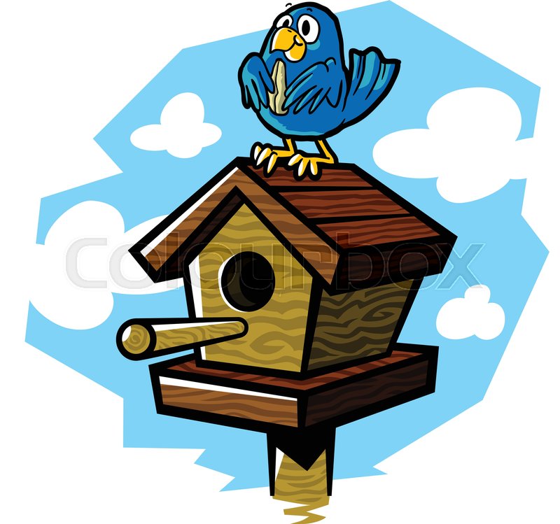 Birdhouse Vector Cartoon Illustration Stock Vector Colourbox 800x749 Birdhouse Vector Cartoon Illustration Stock Vector Colourbox