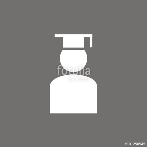 500x500 Icono Profesor Con Birrete Fo Stock Image And Royalty Free Vector