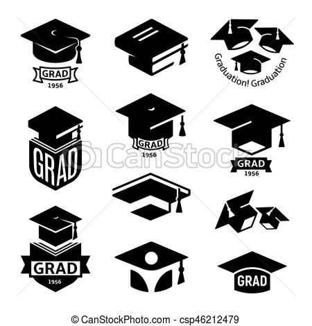 450x470 Vector, Color, Grad, Universidad, Logotype