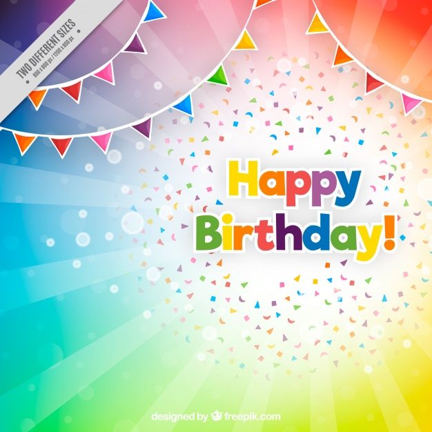 Colorful Birthday Background Free Vector Happy Birthday 626x626 Colorful Birthday Background Free Vector Happy Birthday