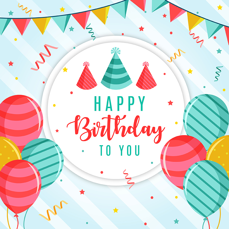 Vector Happy Birthday Background Konfest 800x800 Vector Happy Birthday Background Konfest