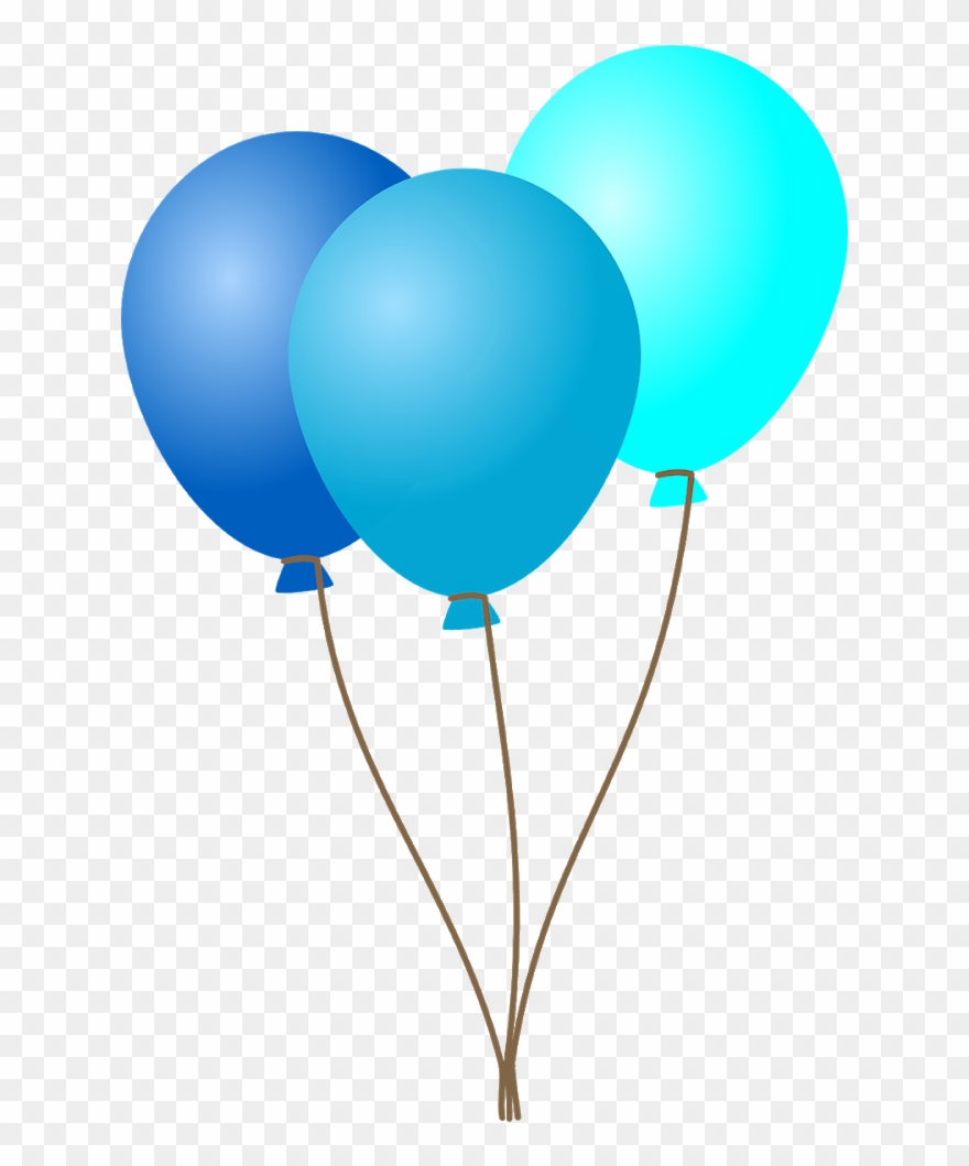 880x1059 Birthday Decoration Balloons Vector Png Image