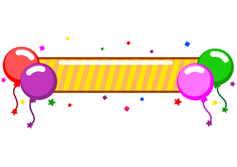 800x566 Happy Birthday Banner Free Download Creazilla