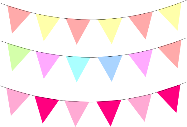 600x408 Happy Birthday Flag Banner Clip Art Theveliger