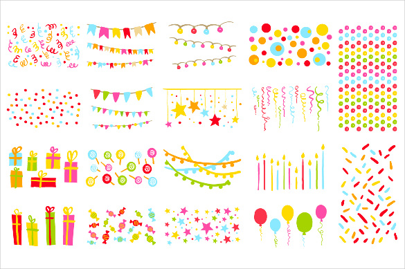 585x389 Birthday Banner Template Free Vector