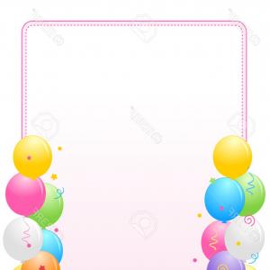Birthday Border Vector