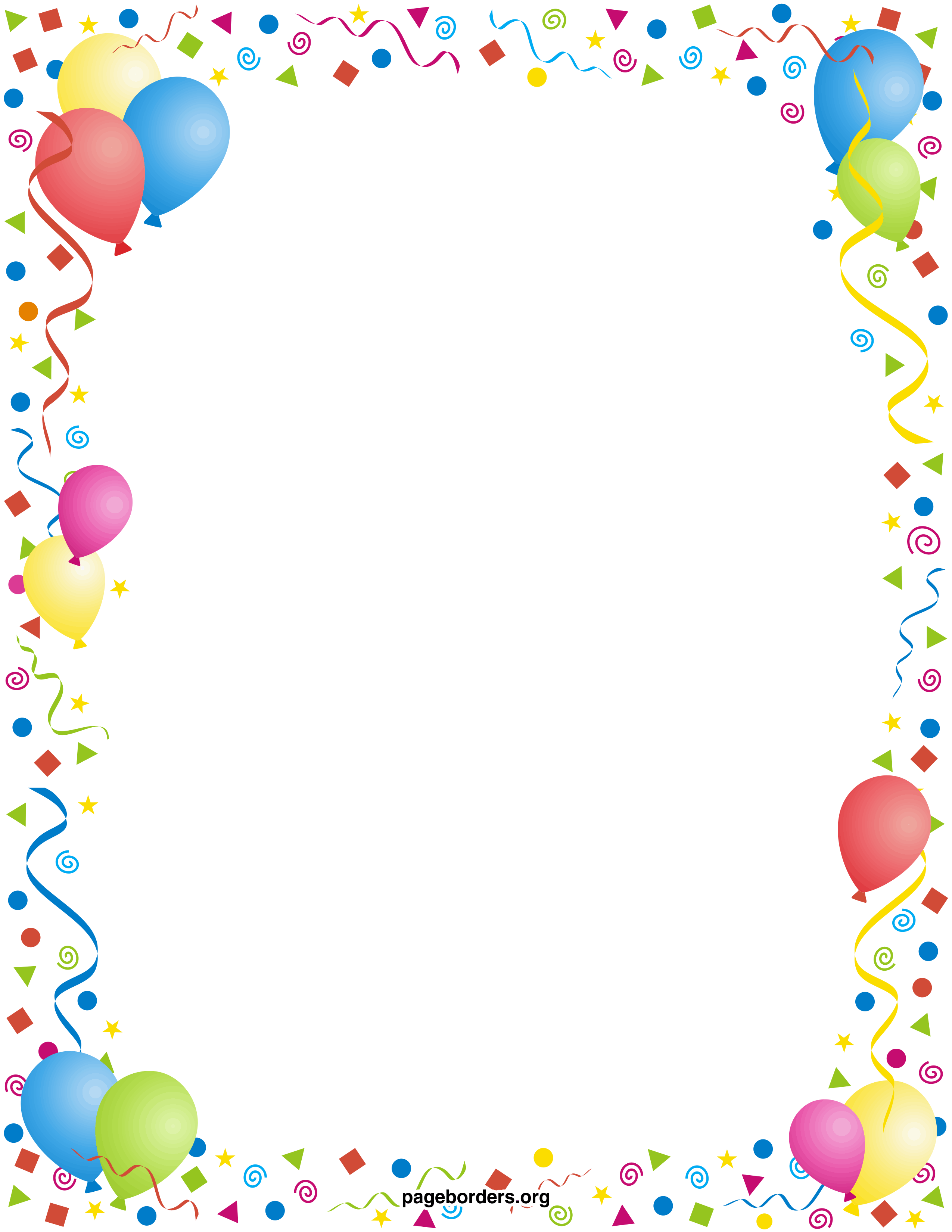 2550x3300 Birthday Border