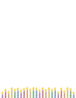 250x324 Free Birthday Borders Clip Art