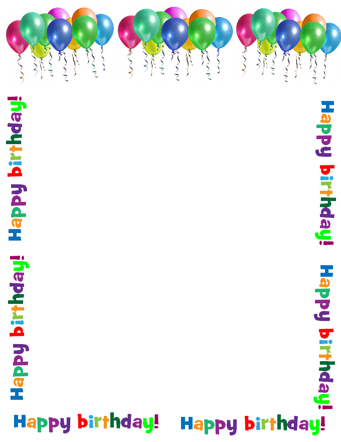 680x880 Best Birthday Border