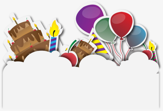 650x441 Birthday Balloon Border Clipart Free Clipart