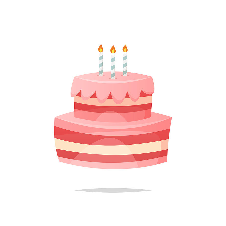 Birthday Cake Vector at Vectorified.com | Collection of Birthday Cake ...