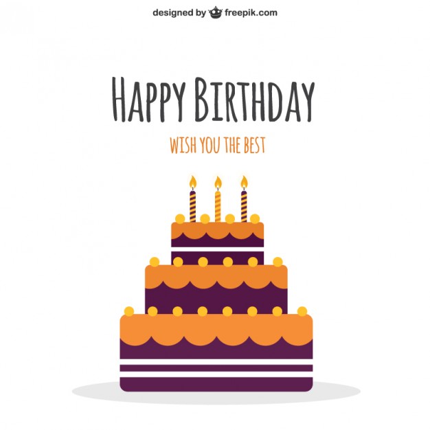Happy Birthday Cake Vector Free Download 626x626 Happy Birthday Cake Vector Free Download