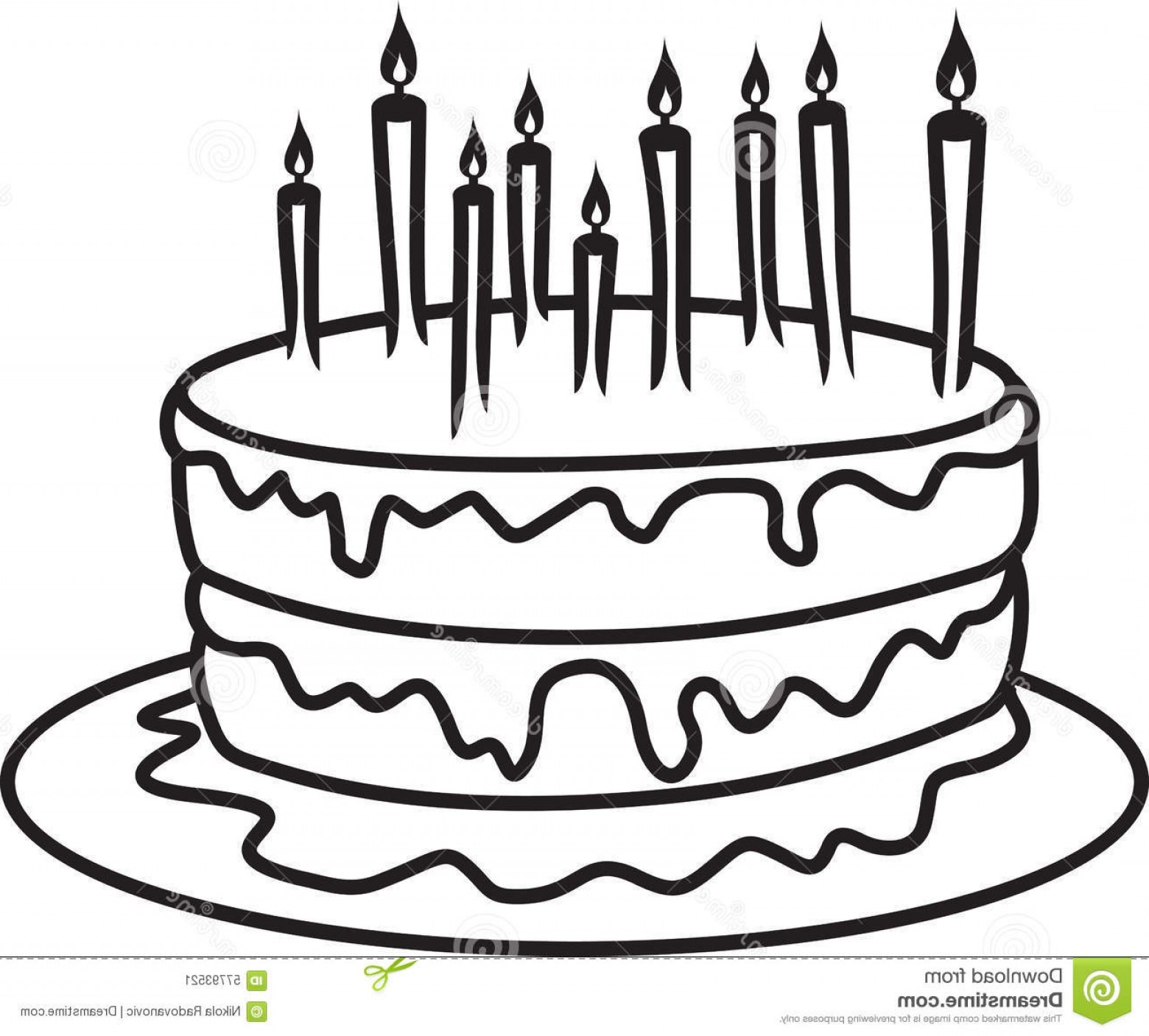 Stock Illustration Birthday Cake Vector Illustration Image Soidergi 1560x1407 Stock Illustration Birthday Cake Vector Illustration Image Soidergi