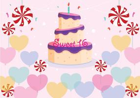286x200 Birthday Cake Free Vector Art