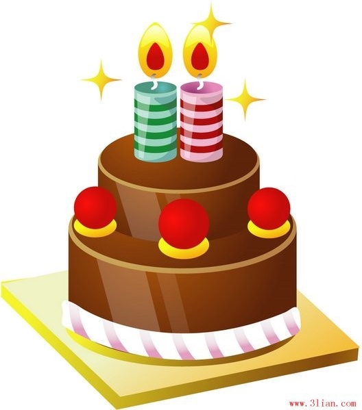 528x599 Birthday Cake Vector Free Vector In Adobe Illustrator