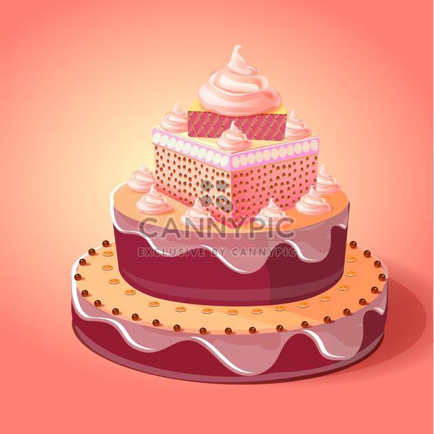 Birthday Cake Vector Illustration Free Vector Download 632x632 Birthday Cake Vector Illustration Free Vector Download