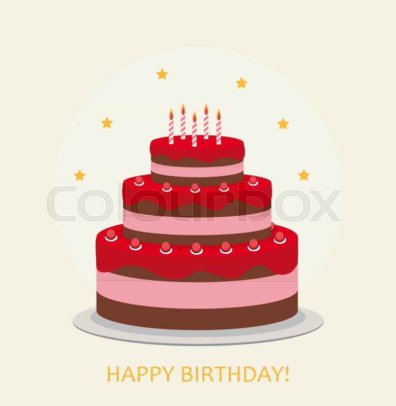 779x800 Happy Birthday Poster Background With Stock Vector Colourbox