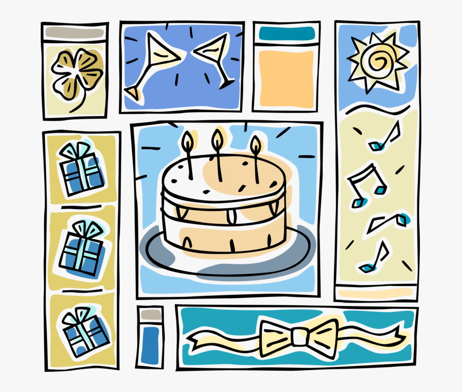 920x780 Birthday Cake Vector Png