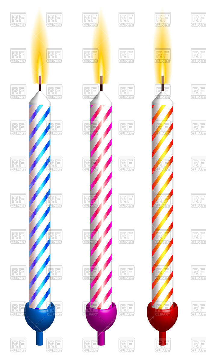 Birthday Candles Vector Image Of Objects 685x1200 Birthday Candles Vector Image Of Objects