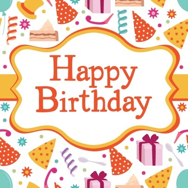 368x368 Birthday Card Free Vector Download