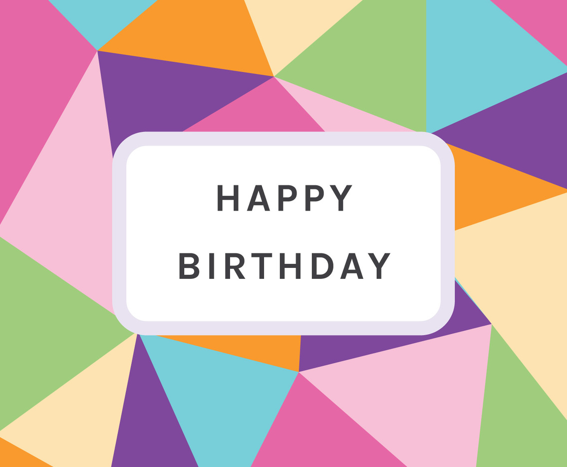 1136x936 Colorful Birthday Card Vector Art Graphics