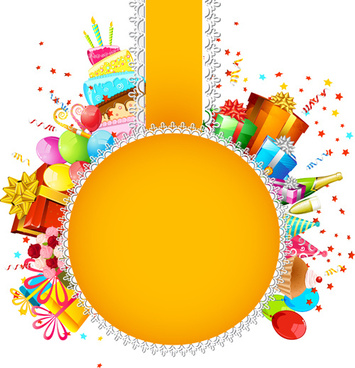 355x368 Free Vector Birthday Card Free Vector Download