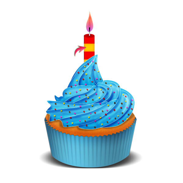 600x600 Illustrate A Delicious Birthday Cupcake In Photoshop Sitepoint