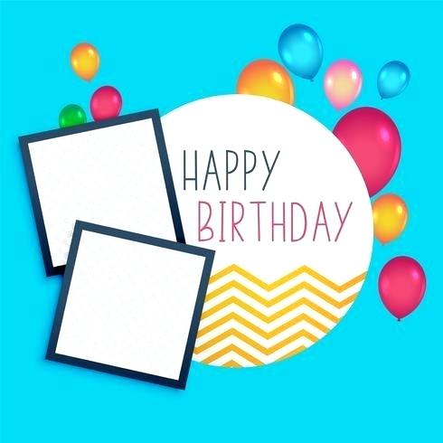 490x490 Happy Birthday Photo Frame Template