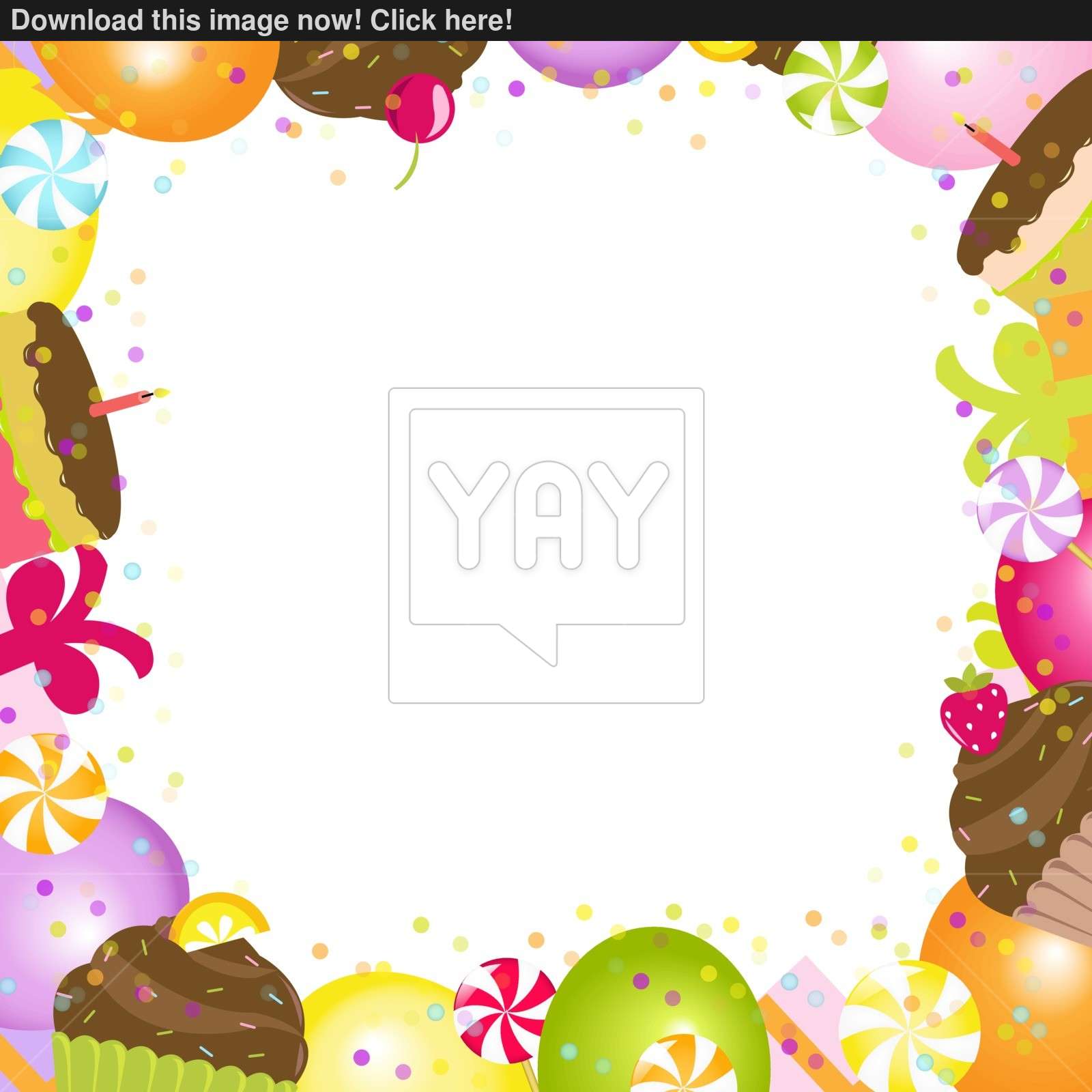 1600x1600 Birthday Frame Vector