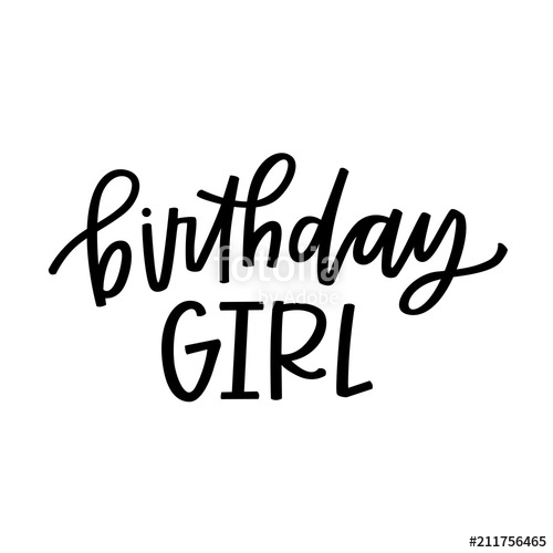 500x500 Birthday Girl Stock Image And Royalty Free Vector