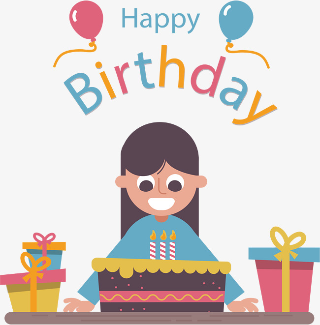 Birthday Girl Vector at Vectorified.com | Collection of Birthday Girl ...