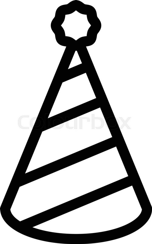 500x800 Birthday Hat Stock Vector Colourbox