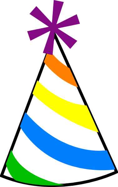 378x599 Birthday Hat Clip Art At Vector Clip Art