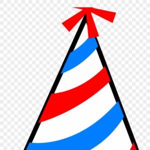 300x300 Silhouette Of Birthday Hat Vector Hoodamathrun