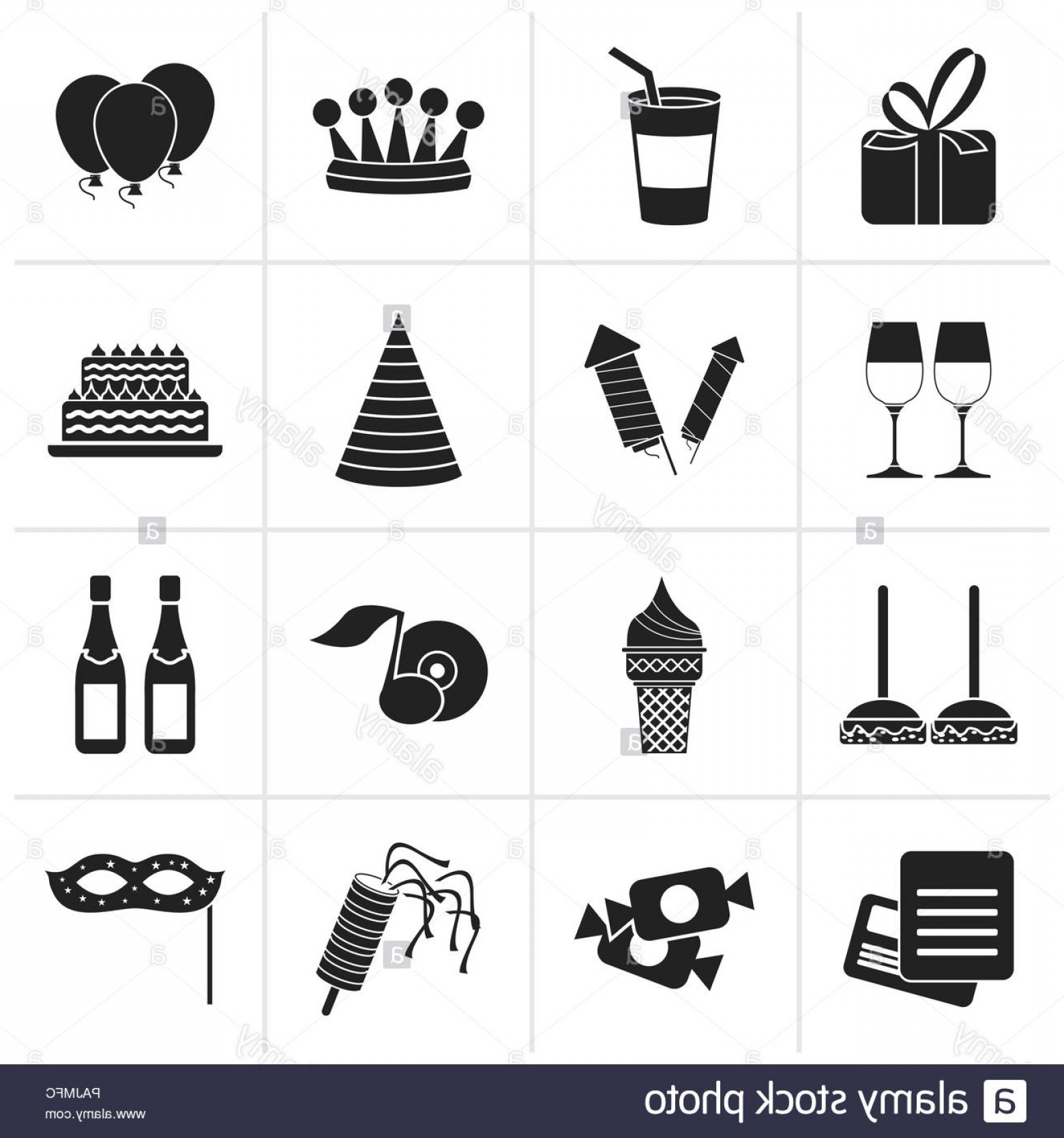 Black Birthday And Party Icons Vector Icon Set Image Hoodamathrun 1560x1668 Black Birthday And Party Icons Vector Icon Set Image Hoodamathrun