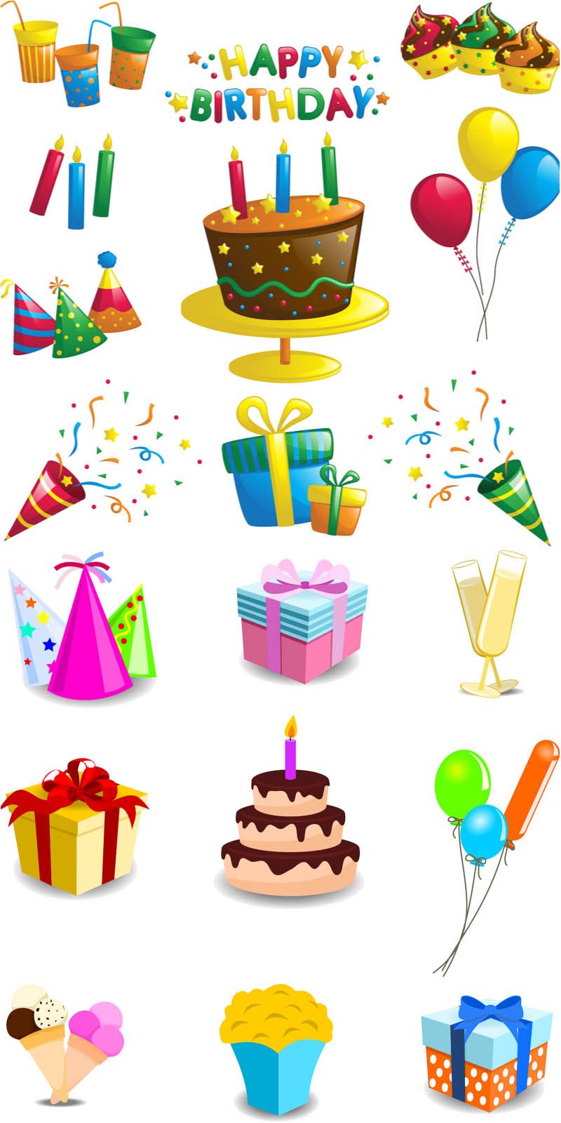 Download Birthday Icon Vector at Vectorified.com | Collection of ...