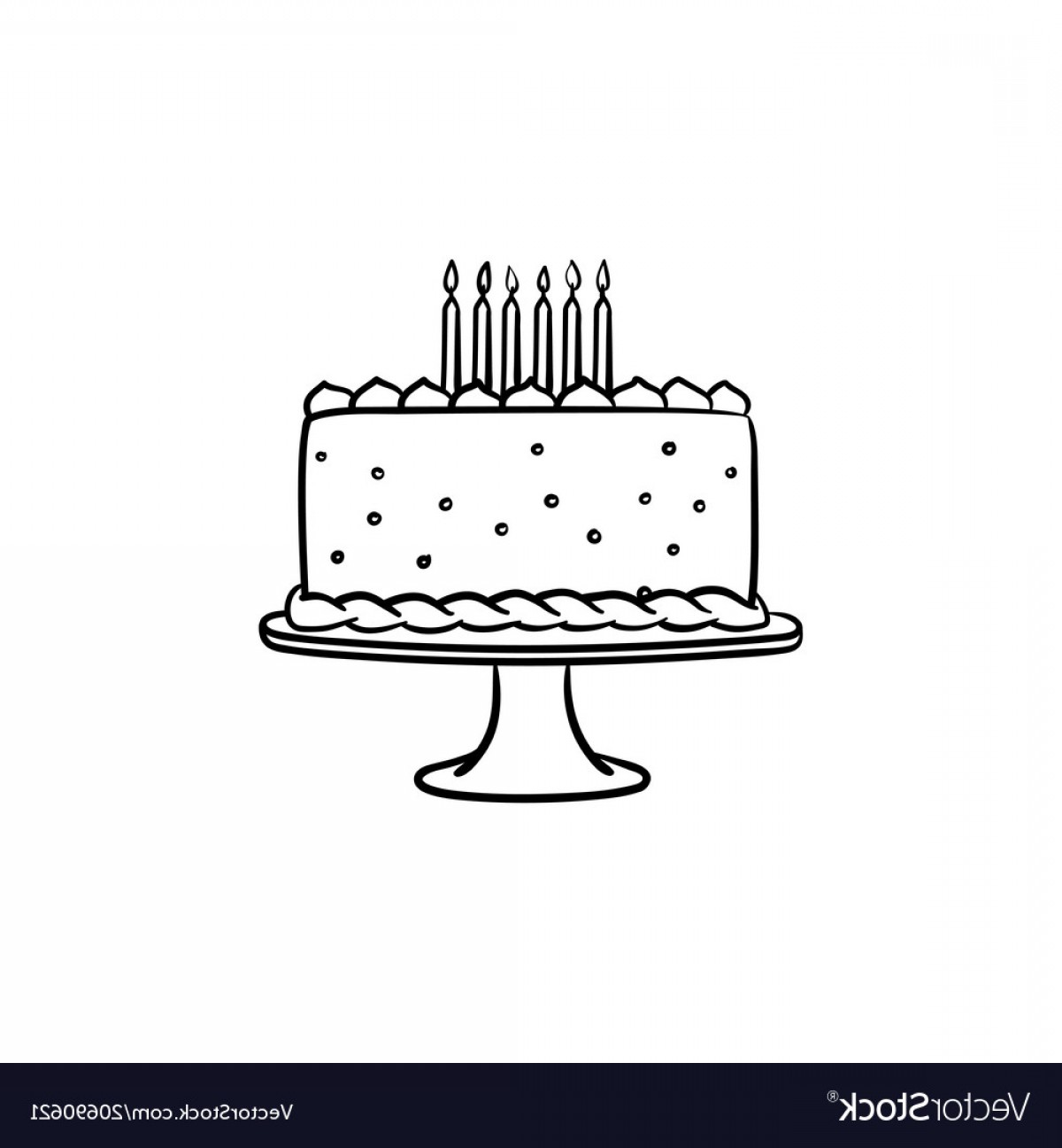 Birthday Cake Hand Drawn Sketch Icon Vector Cqrecords 1200x1296 Birthday Cake Hand Drawn Sketch Icon Vector Cqrecords