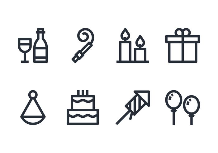 Birthday Icons Free Vector Art 700x490 Birthday Icons Free Vector Art