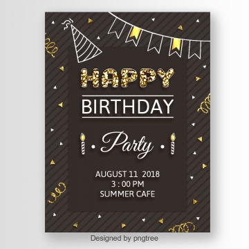 360x360 Birthday Invitation Png Images Vector And Free