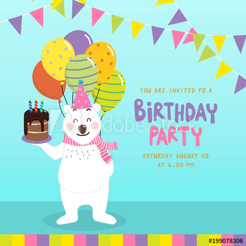 Birthday Party Vector at Vectorified.com | Collection of Birthday Party ...