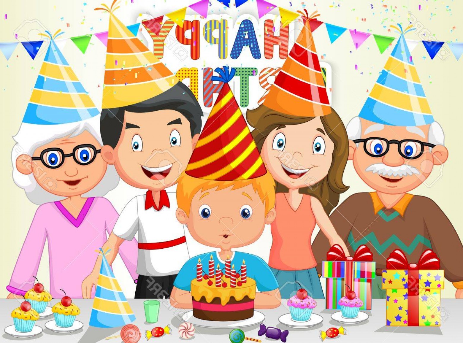 Birthday Party Vector at Vectorified.com | Collection of Birthday Party ...