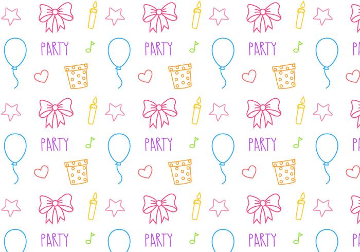 Free Birthday Party Pattern Vector 700x490 Free Birthday Party Pattern Vector
