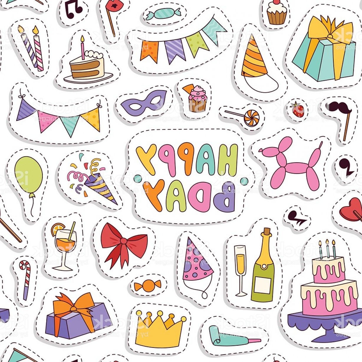 Happy Birthday Seamless Pattern Vector Gm Hoodamathrun 1228x1228 Happy Birthday Seamless Pattern Vector Gm Hoodamathrun